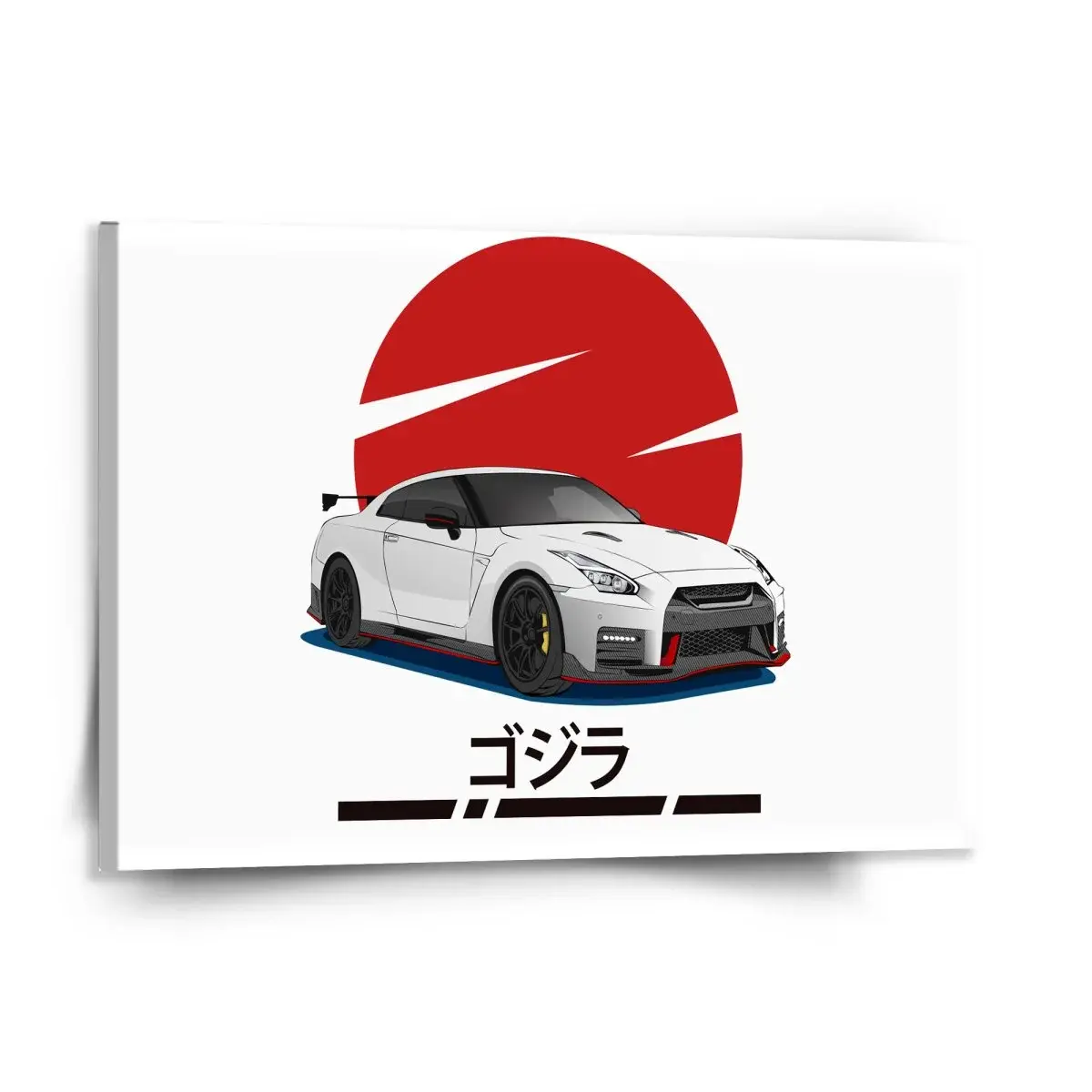 Obraz Nissan GTR 35 Japonské slunce - 150x110 cm