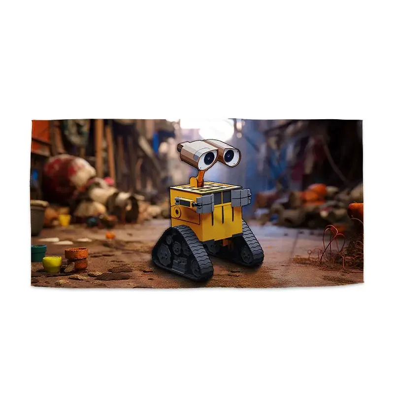 Ručník Wall-E robot Město - 70x140 cm