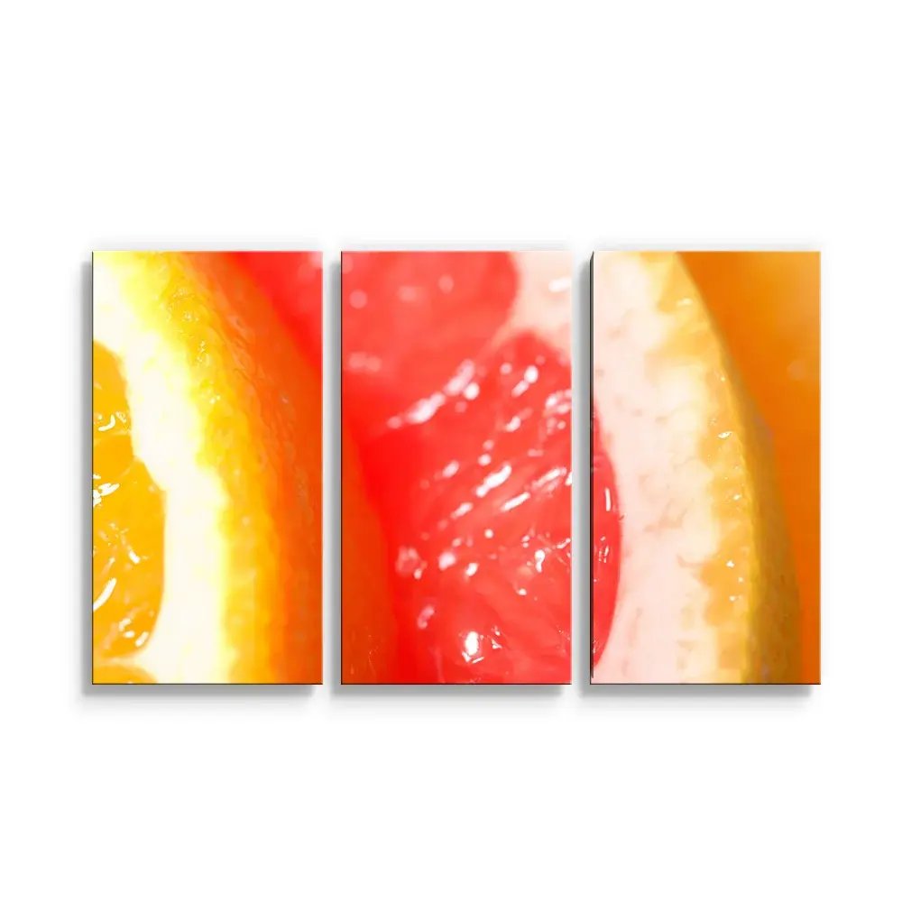 Obraz - 3-dílný Citrusy - 120x80 cm