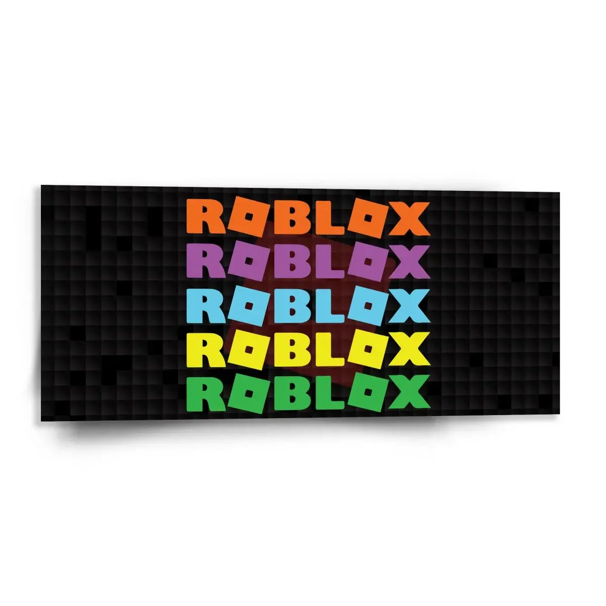 Obraz ROBLOX Barevný text - 110x50 cm