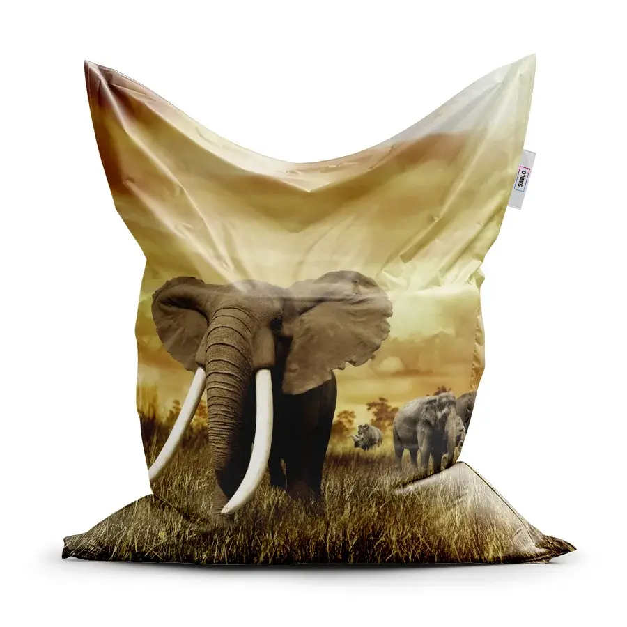 Sedací vak Classic Slon Africký - 200x140 cm