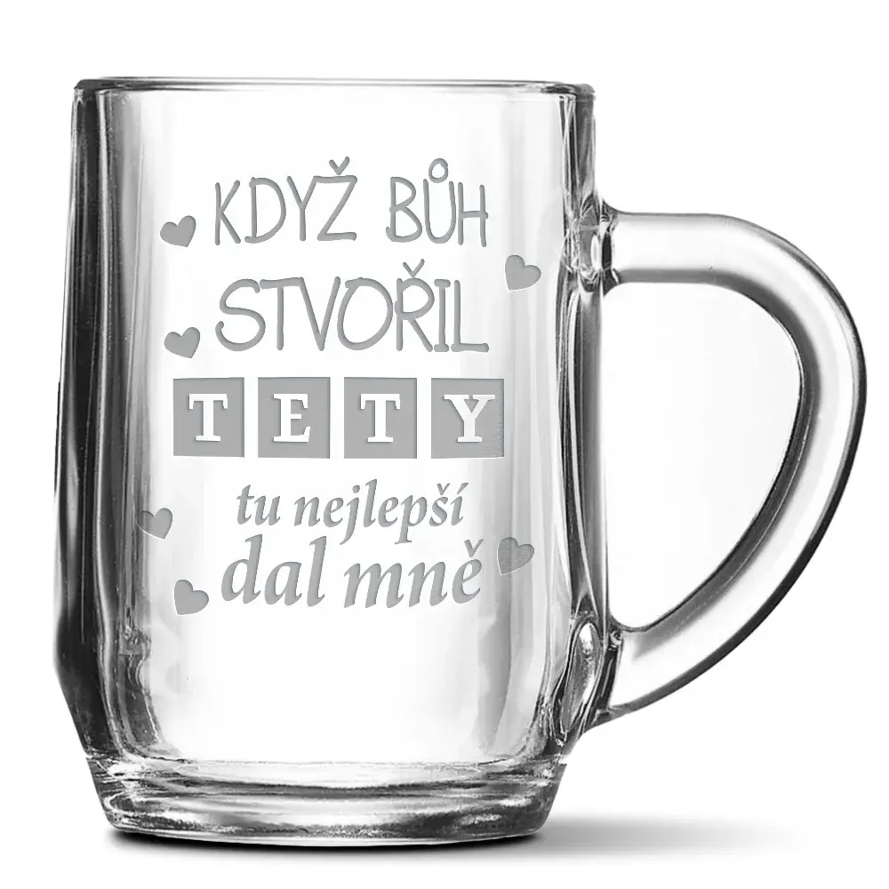 Půllitr Když Bůh stvořil tety: 0,5