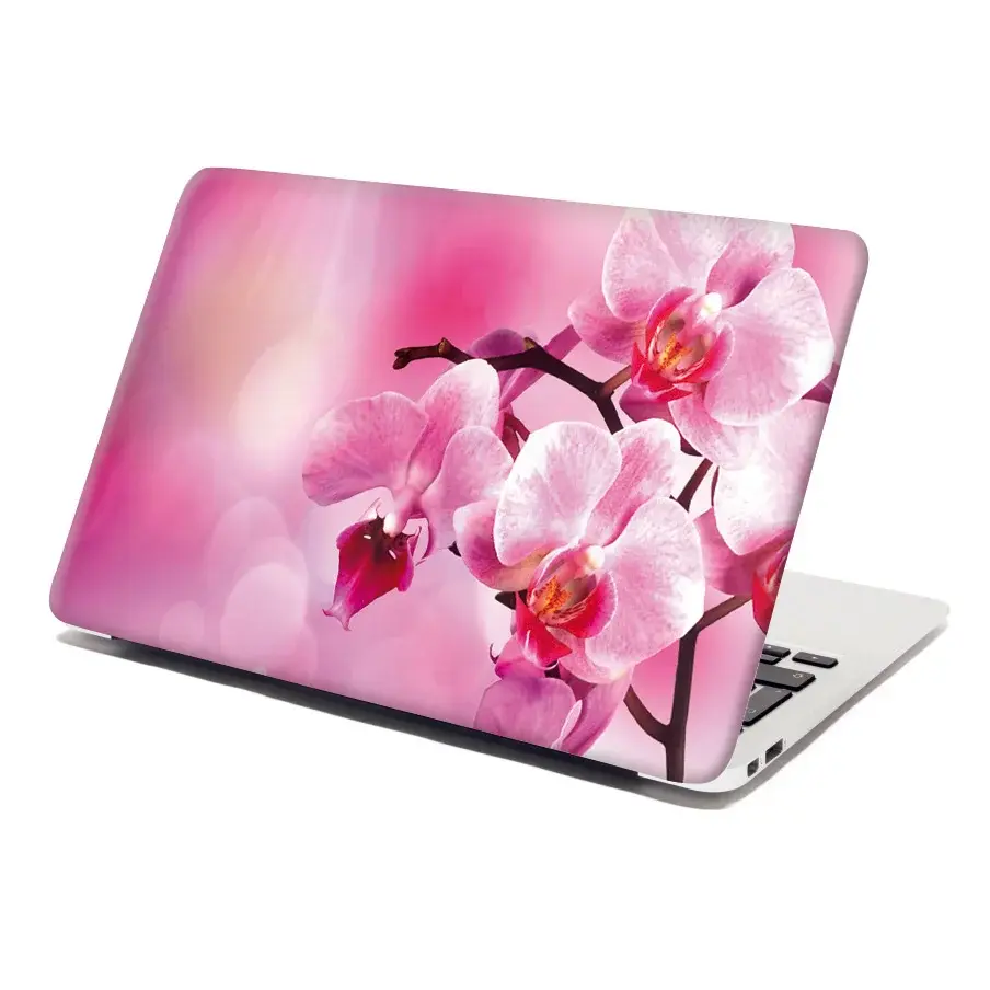 Samolepka na notebook Květy orchideje - 29x20 cm