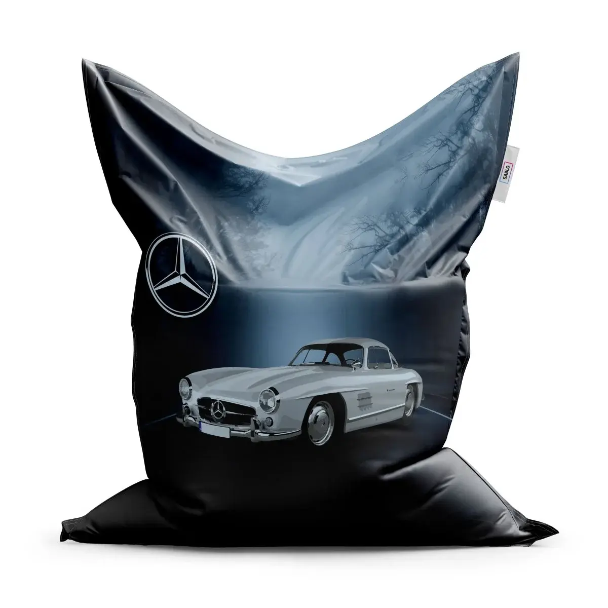 Sedací vak Mercedes-Benz 300 SL V lese - 200x140 cm