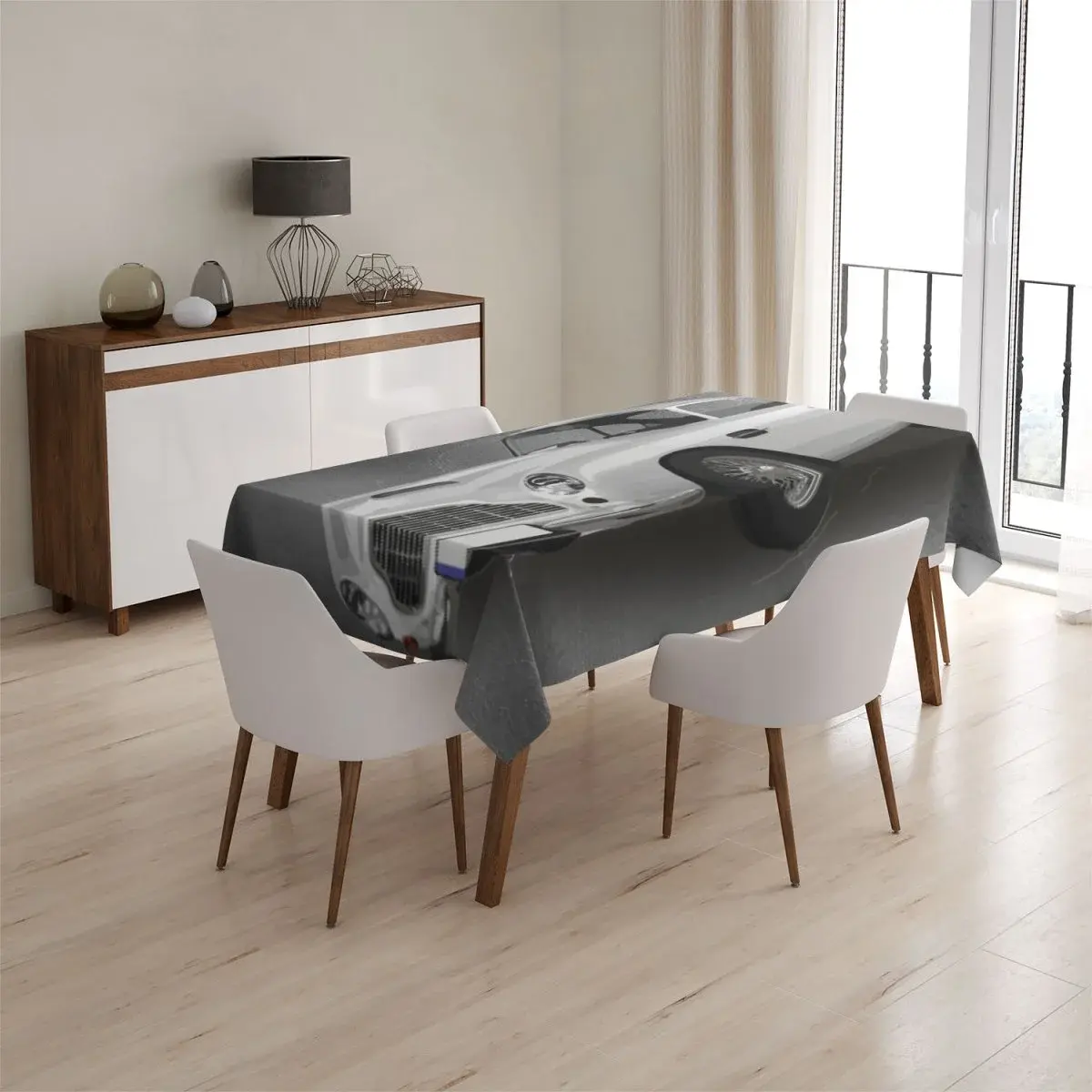 Ubrus Aston Martin Tmavé pozadí - 130x130 cm
