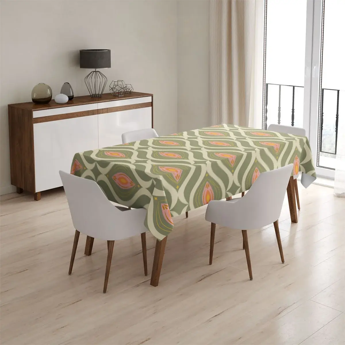 Ubrus Retro ornament - 130x130 cm