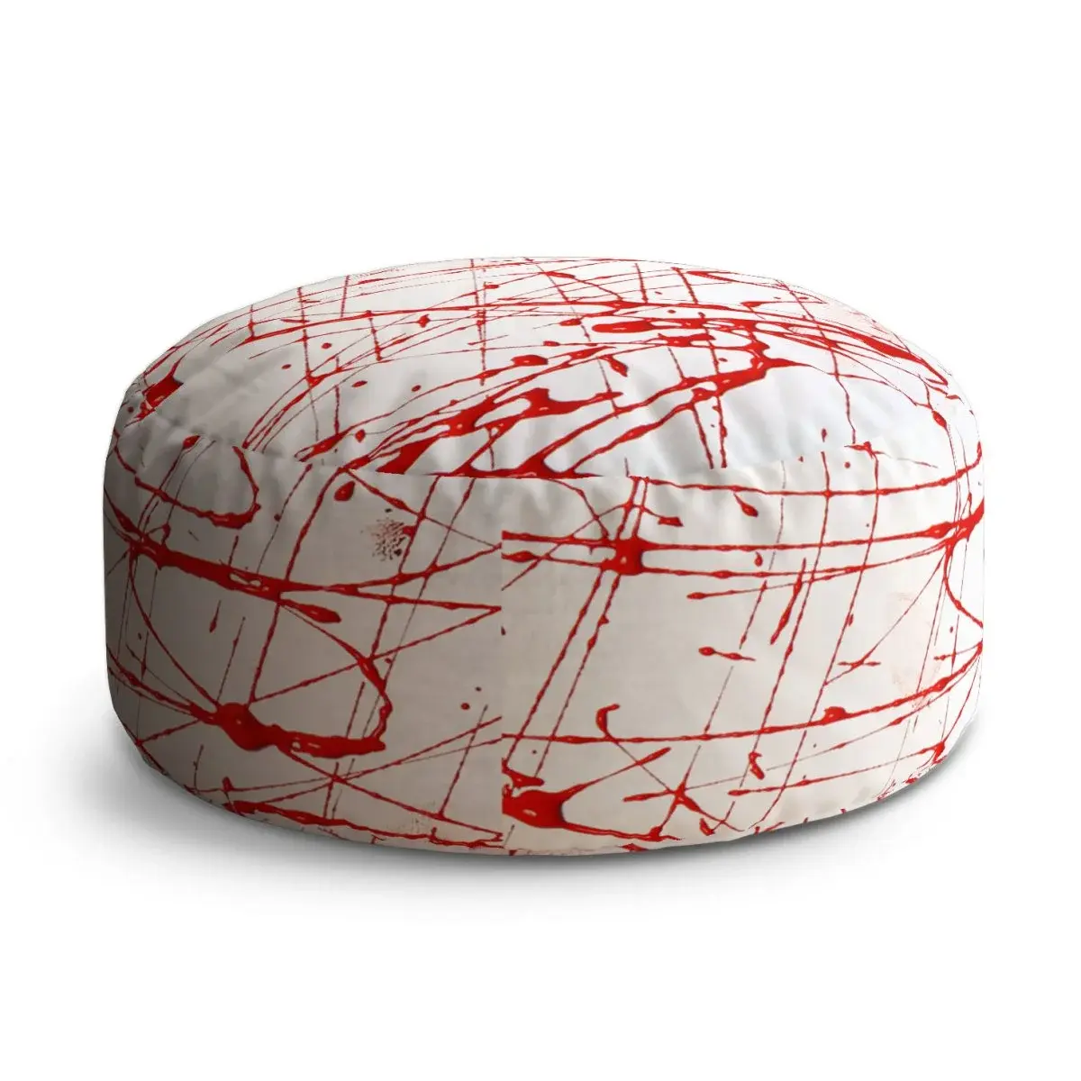 Taburet Circle Krvavé cákance: 38x48 cm