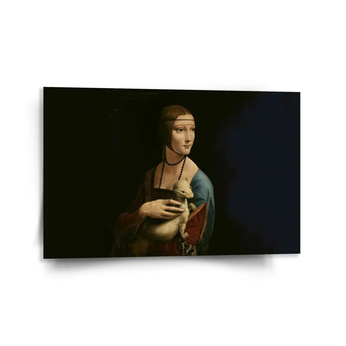 Obraz Dáma s hranostajem - Leonardo da Vinci - 120x80 cm