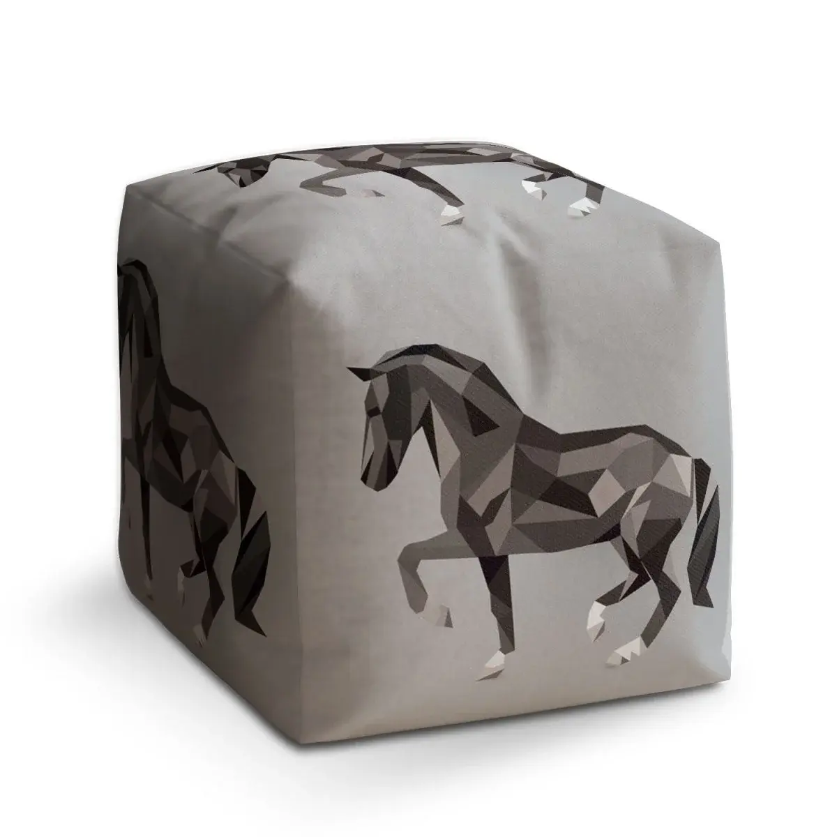 Taburet Cube Kůň - 60x60x60 cm