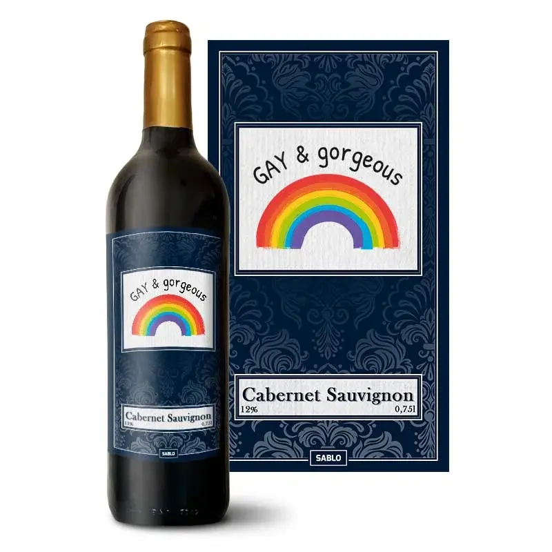 Červené víno GAY &amp; gorgeous: 0,75 l