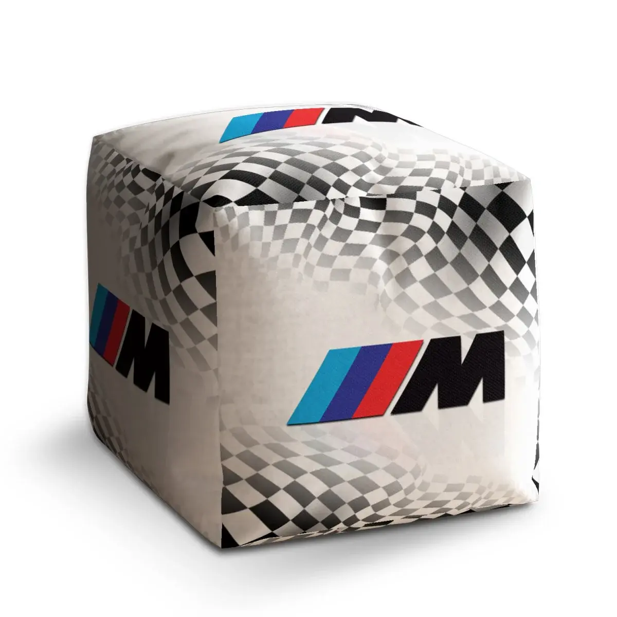 Taburet Cube MPERFORMANCE Šachovnice - 60x60x60 cm