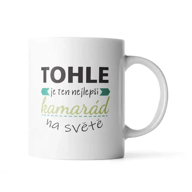 Hrnek Tohle je ten nejlepší kamarád na světě - 200 ml - espresso