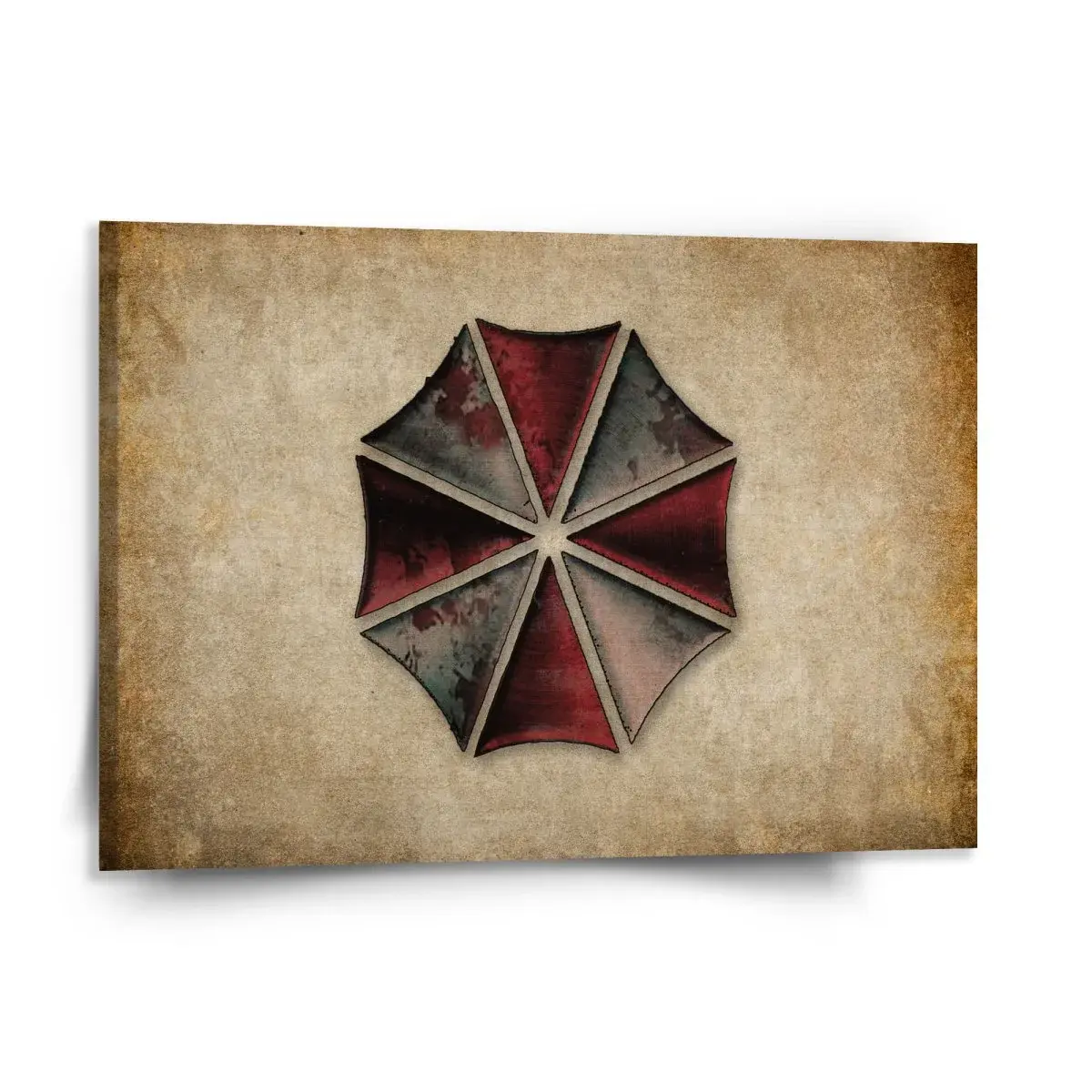 Obraz Resident Evil Umbrella Corporation Vintage - 150x110 cm