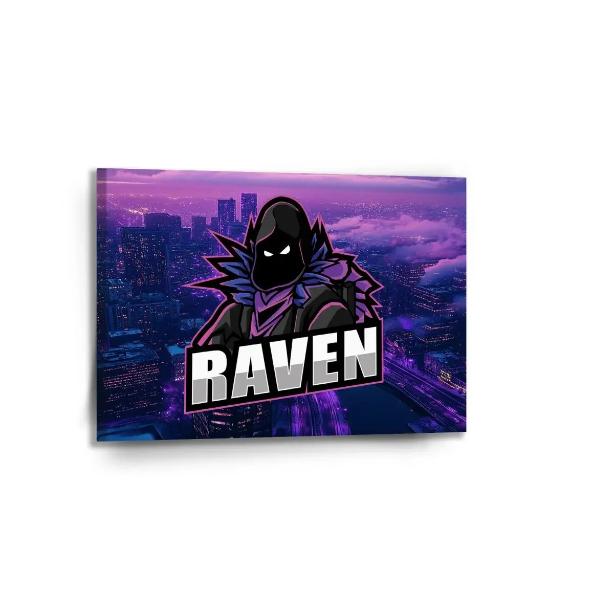 Obraz FORTNITE RAVEN Steampunk město - 90x60 cm