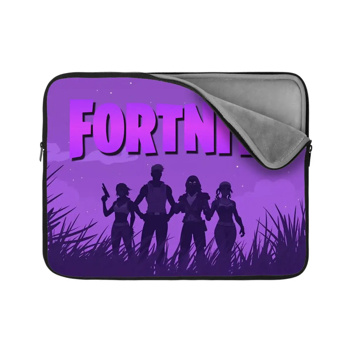 Obal na notebook FORTNITE Fialová silueta - 17