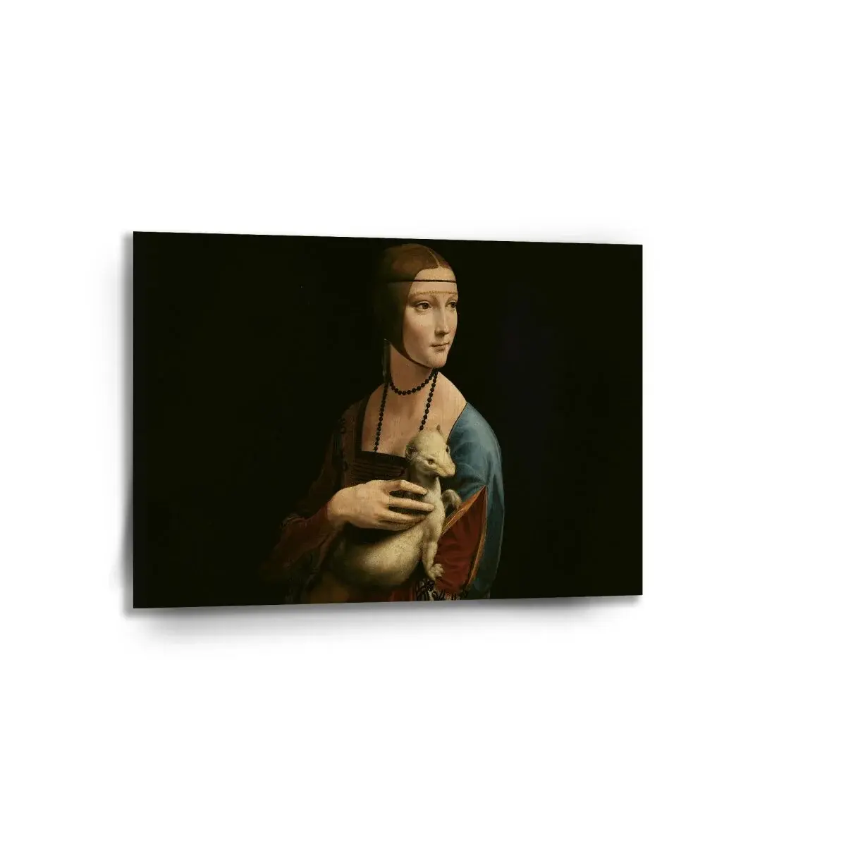 Obraz Dáma s hranostajem - Leonardo da Vinci - 90x60 cm