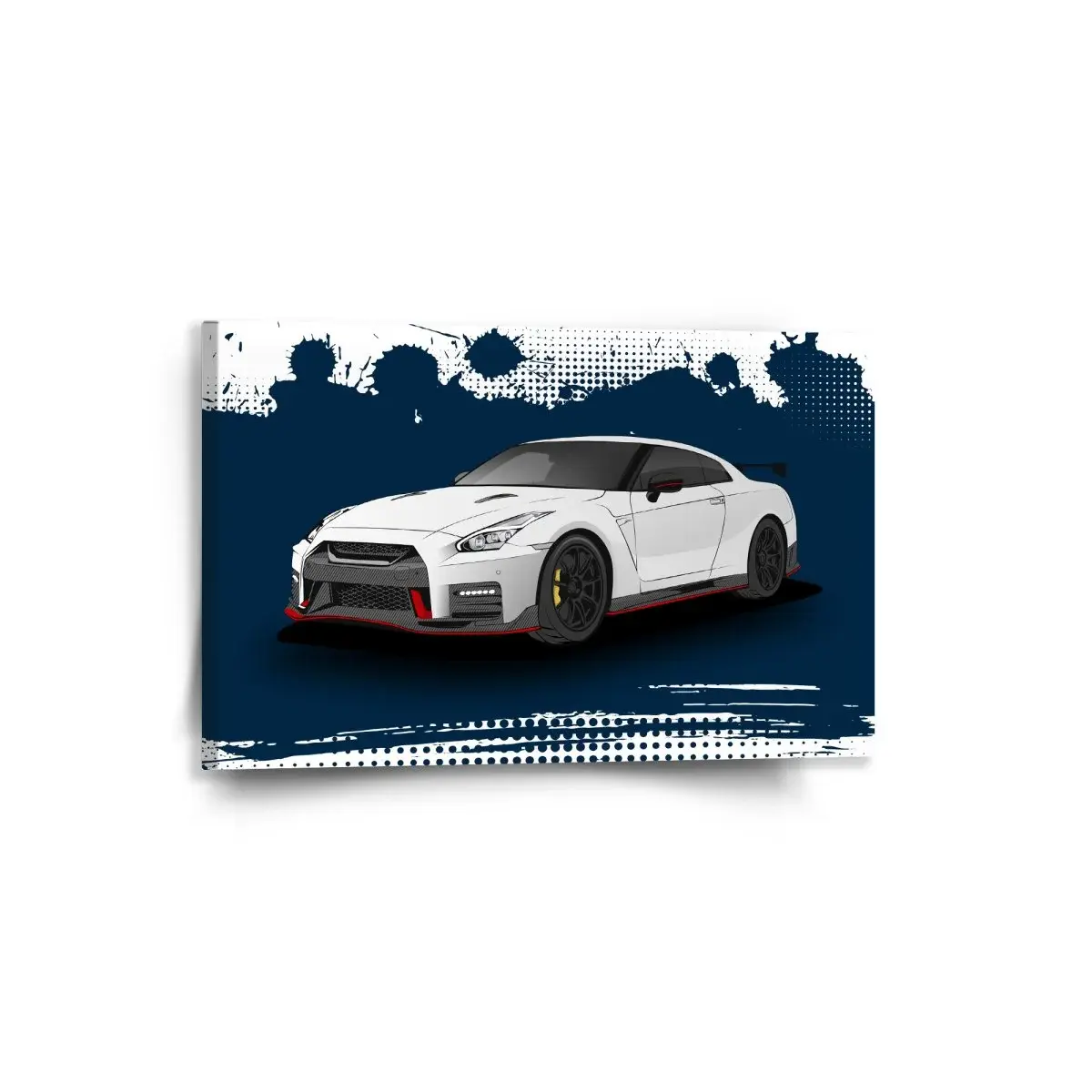 Obraz Nissan GTR 35 Modrý - 60x40 cm