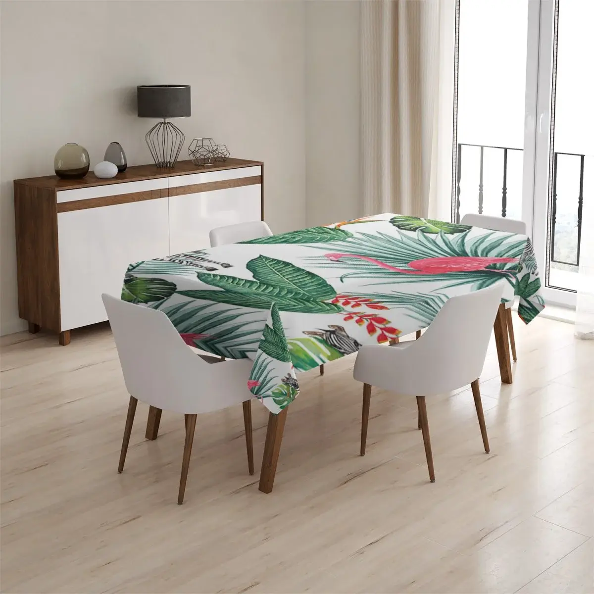 Ubrus Zebra a Plameňák - 145x240 cm