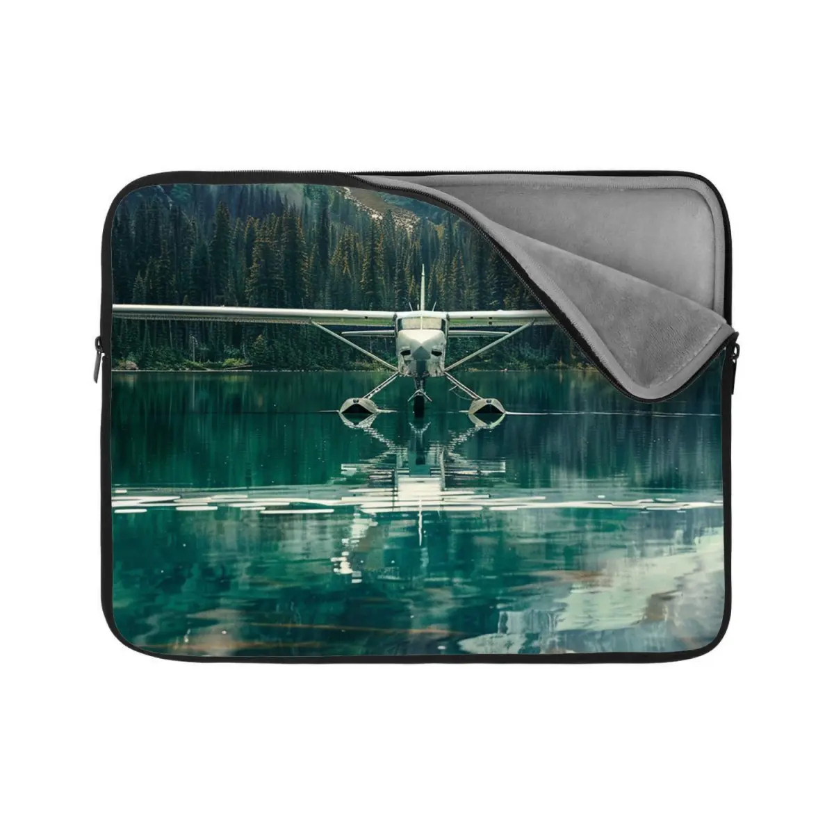 Obal na notebook Hydroplán na horském jezeře - 17"