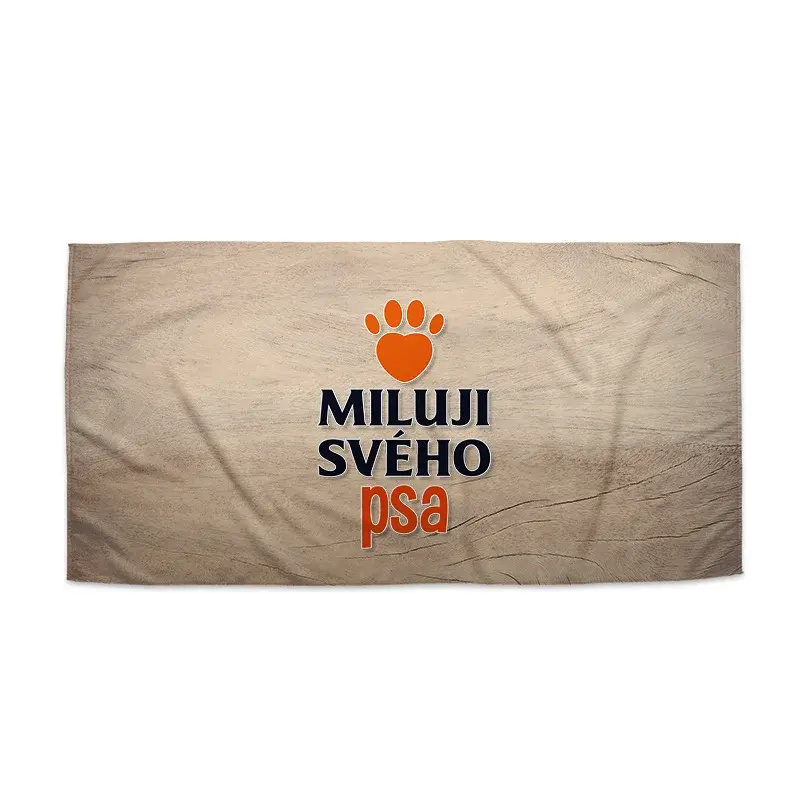 Ručník Miluji svého psa - 30x50 cm
