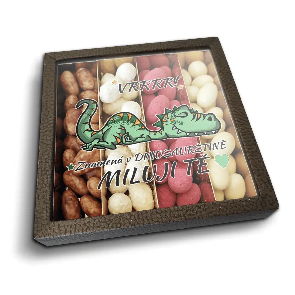 Mandle v čokoládě Dinosaurus - 4x 80g