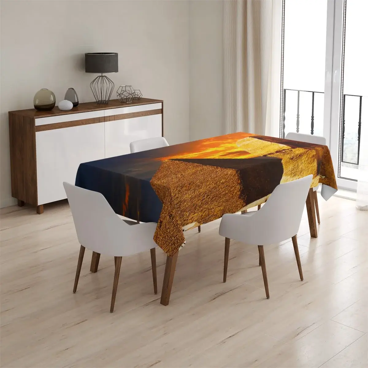 Ubrus Pyramidy - 90x90 cm