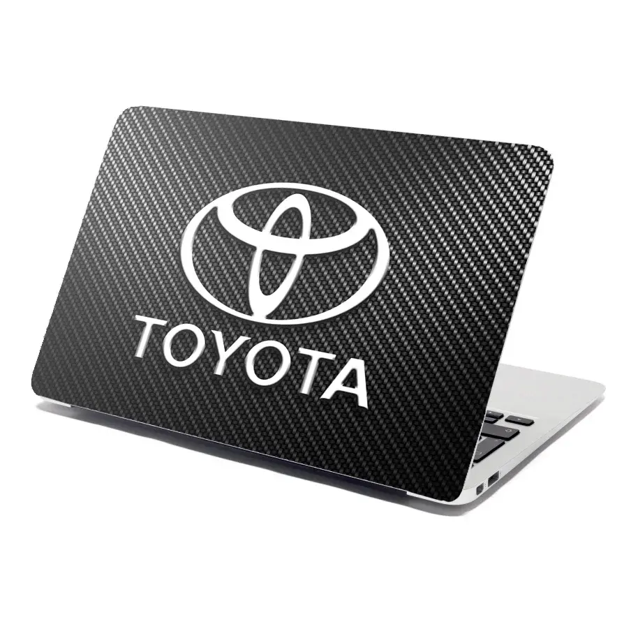 Samolepka na notebook Toyota Carbon - 38x26 cm
