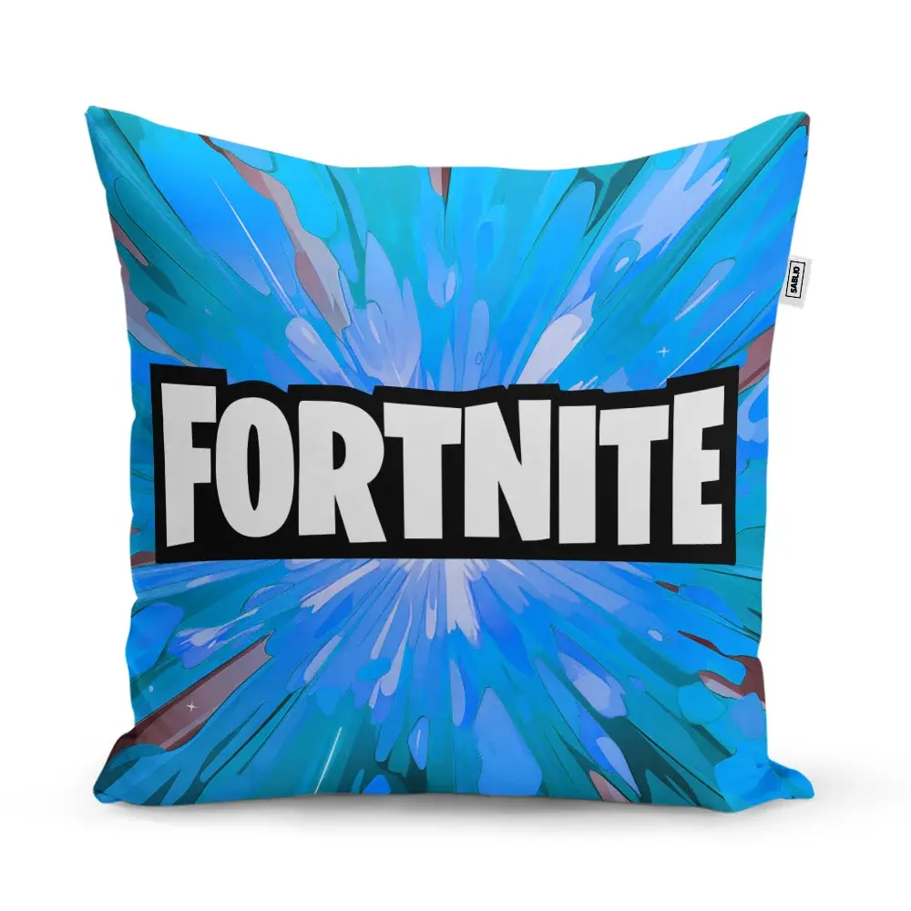 Polštář FORTNITE modrá - 60x60 cm