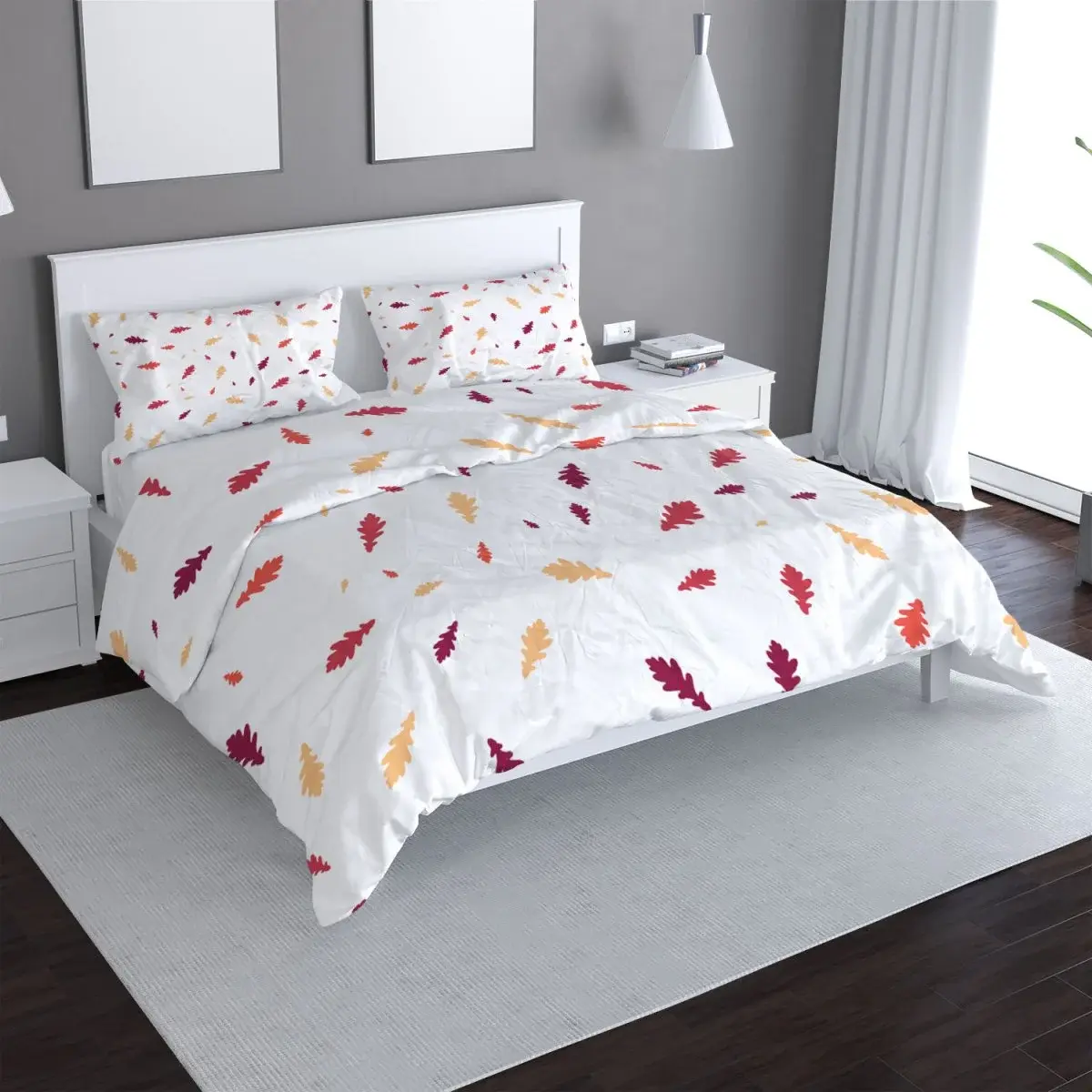 Povlečení Barevné podzimní listí - 140x220 / 90x70