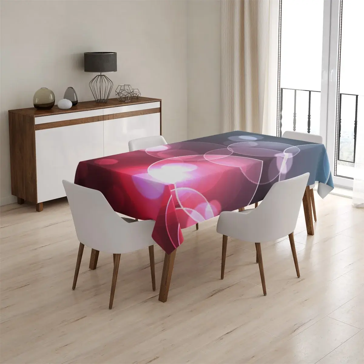 Ubrus Bublinová abstrakce - 145x240 cm