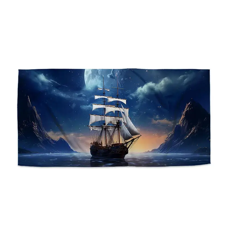 Ručník Plachetnice mezi horami - 30x50 cm