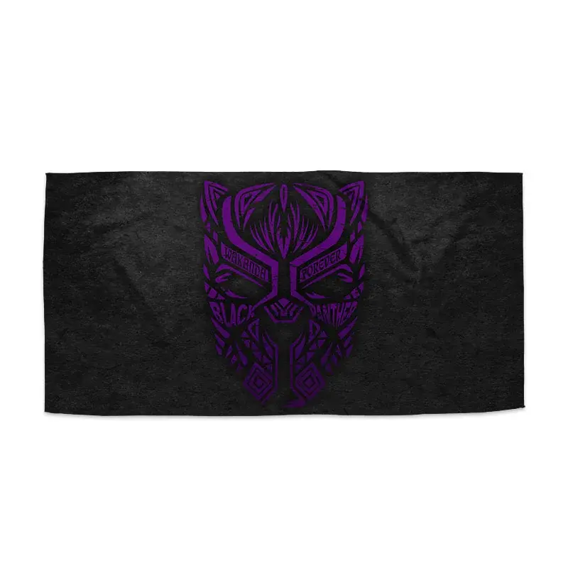 Ručník BLACK PANTHER wakanda forever Fialový - 70x140 cm
