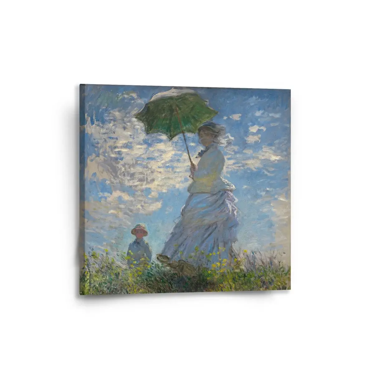 Obraz Dáma se slunečníkem - Claude Monet - 50x50 cm