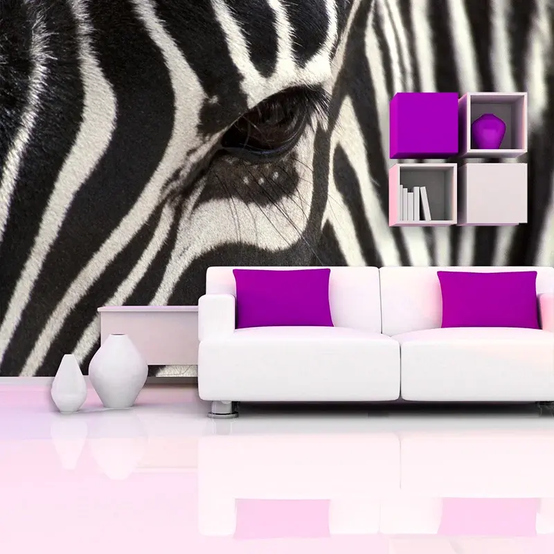 Tapeta Detail zebra - 125x75 cm