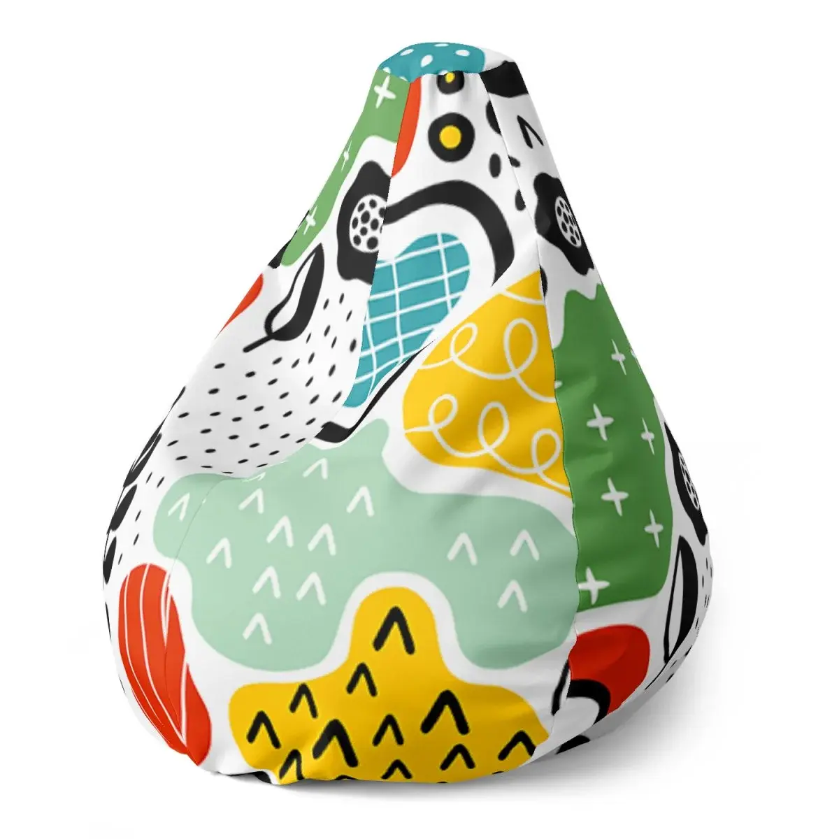 Sedací vak Pear Dětské malování - 140 x 100 x 25 cm