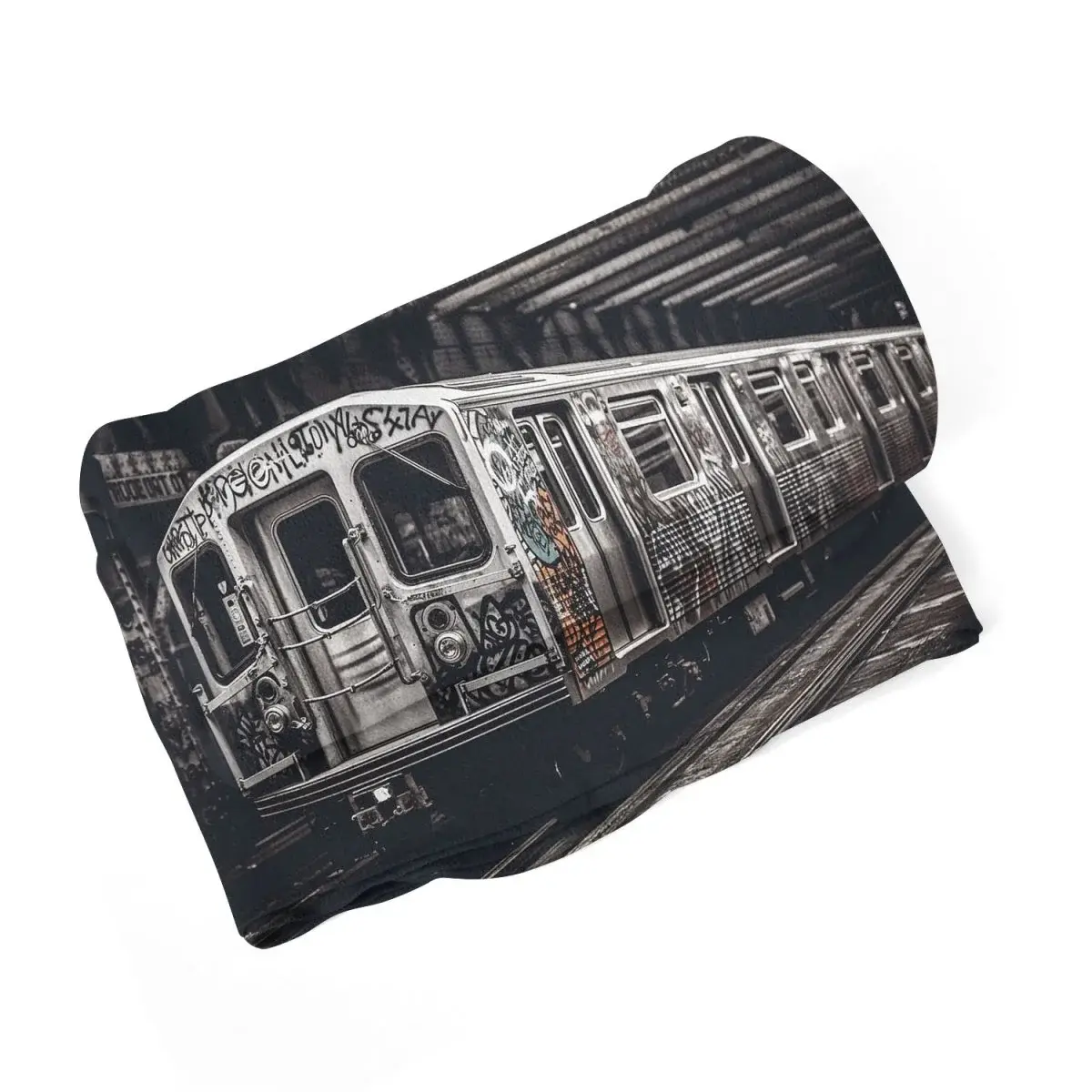 Deka Městské metro s graffiti - 190x140 cm