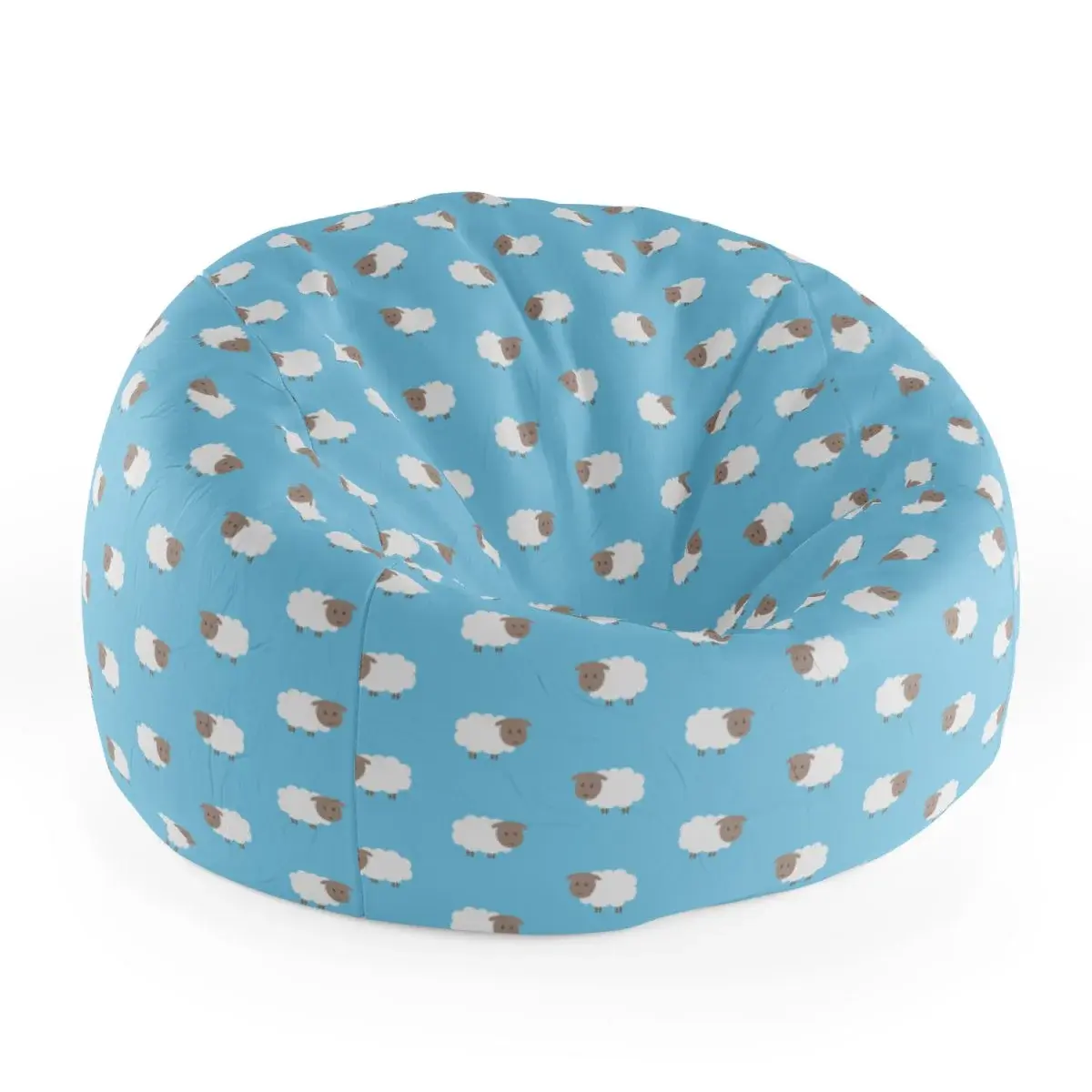 Sedací vak Cocoon Ovečky - 75 x 45 x 35 cm