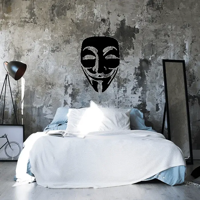Samolepka na zeď: Anonymous -