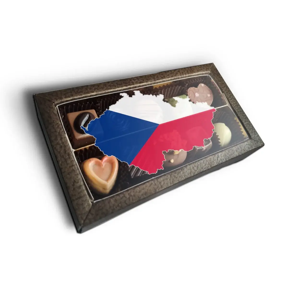 Pralinky Česká vlajka - Společně za vítězstvím - 10 ks pralinek