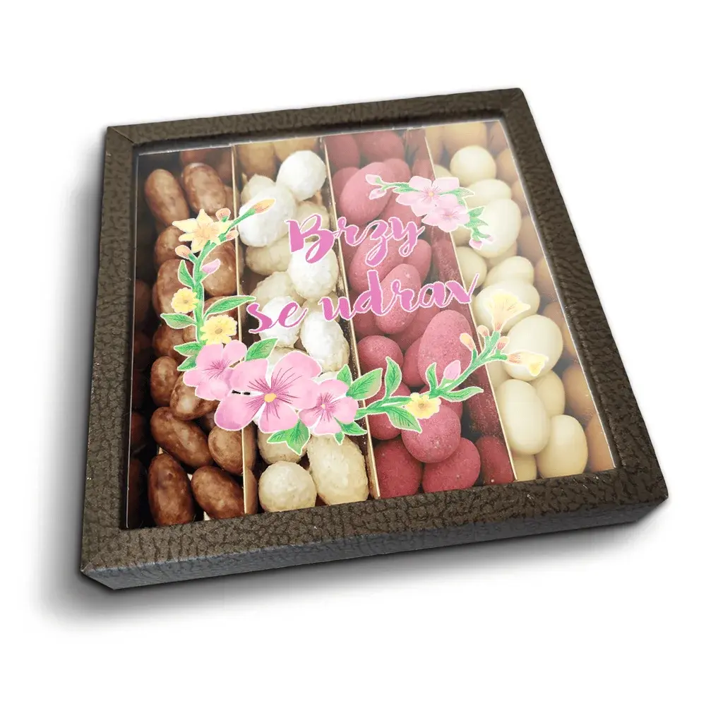 Mandle v čokoládě Brzy se uzdrav - 4x 80g