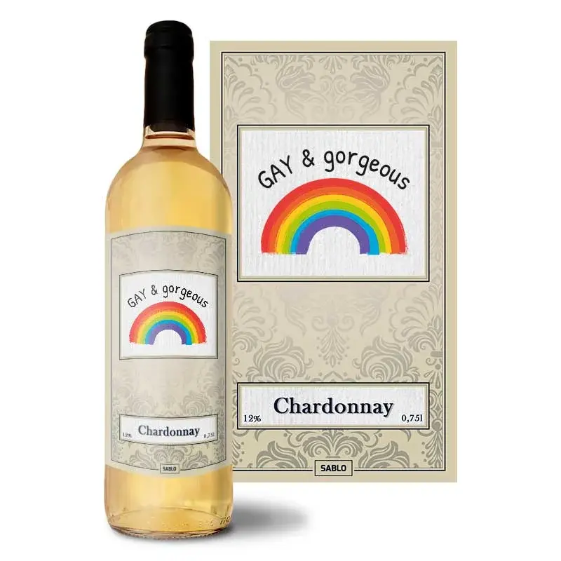 Bílé víno GAY &amp; gorgeous: 0,75 l