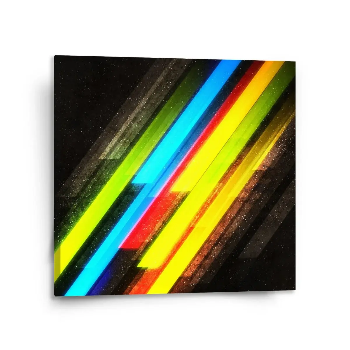 Obraz Pruhová abstrakce - 110x110 cm