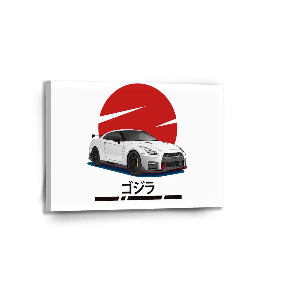 Obraz Nissan GTR 35 Japonské slunce - 90x60 cm