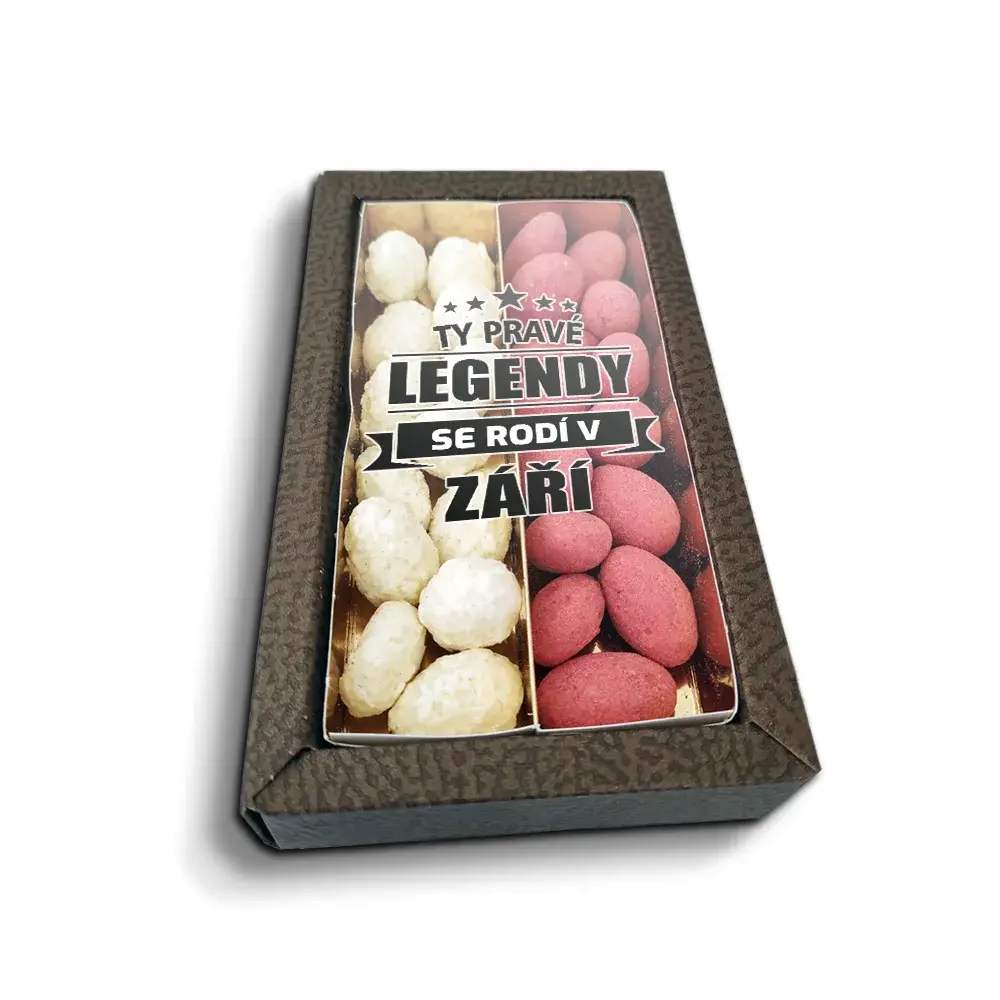 Mandle v čokoládě Ty pravé legendy se rodí v září - 2x 80g