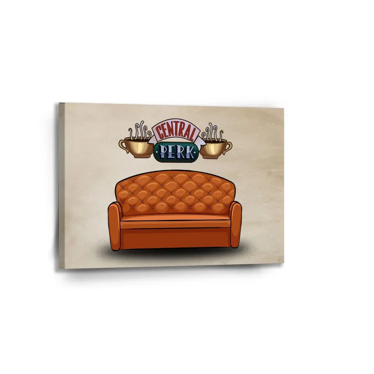 Obraz Seriál přátelé CENTRAL PERK Gauč - 90x60 cm