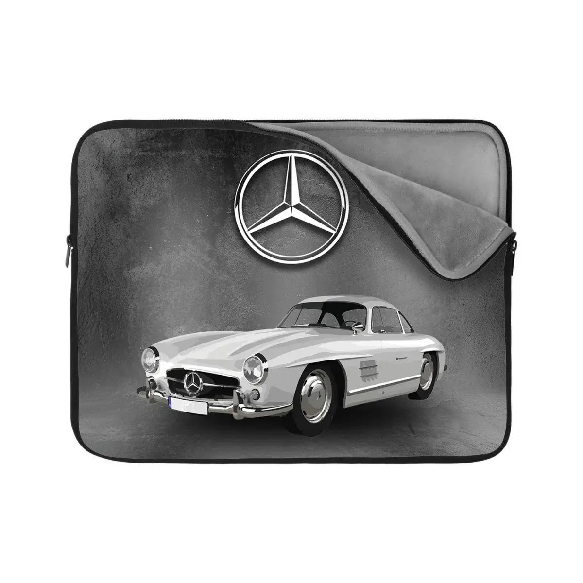 Obal na notebook Mercedes-Benz 300 SL Šedé pozadí - 17