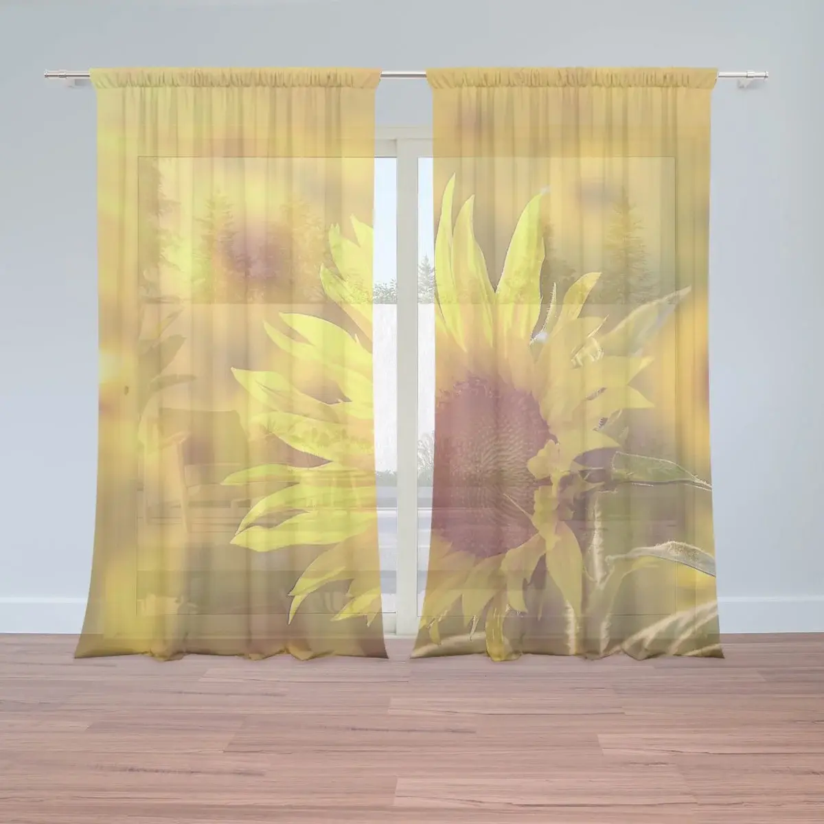 Záclony Slunečnice 3: 2ks 150x250cm