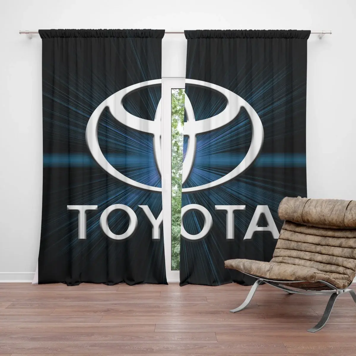 Závěs Toyota Blue Glow: 2ks 140x250cm
