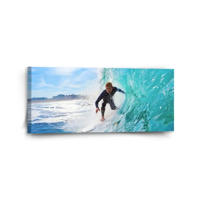 Obraz Surfař na vlně - 110x50 cm