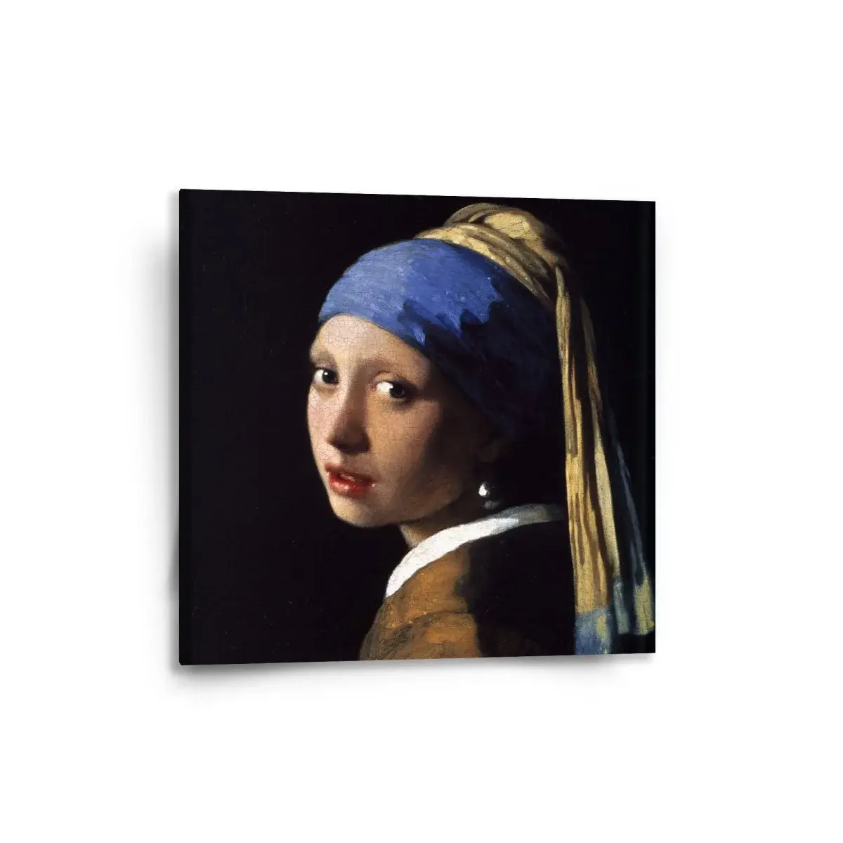 Obraz Dívka s perlou - Johannes Vermeer - 50x50 cm